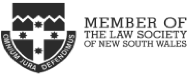 Member of The Law Society of New South Wales